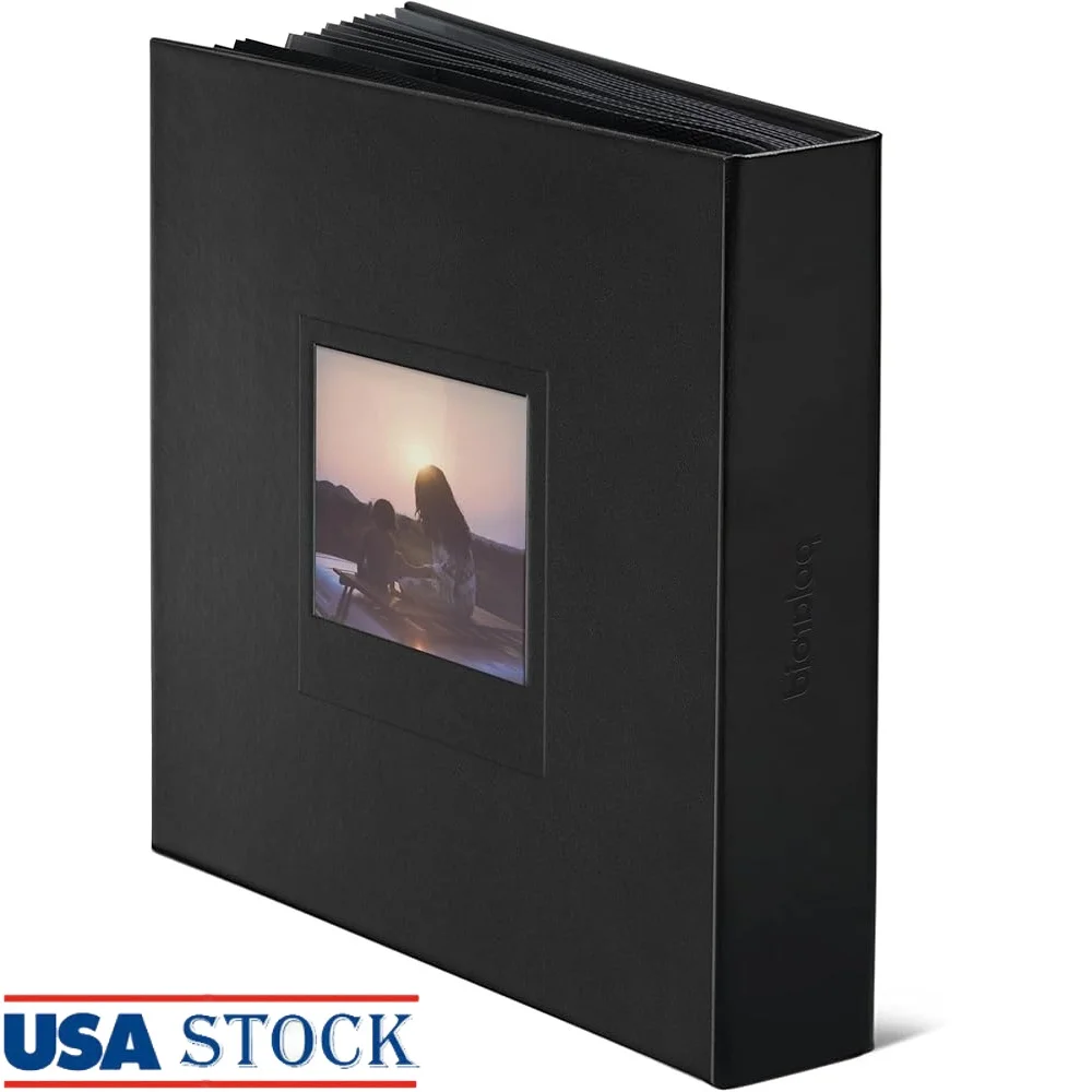 

Large Black Photo Album 600 i-Type SX-70 Instant Photos Holds 160 Photos Perfect Engagement Graduation Father's Day