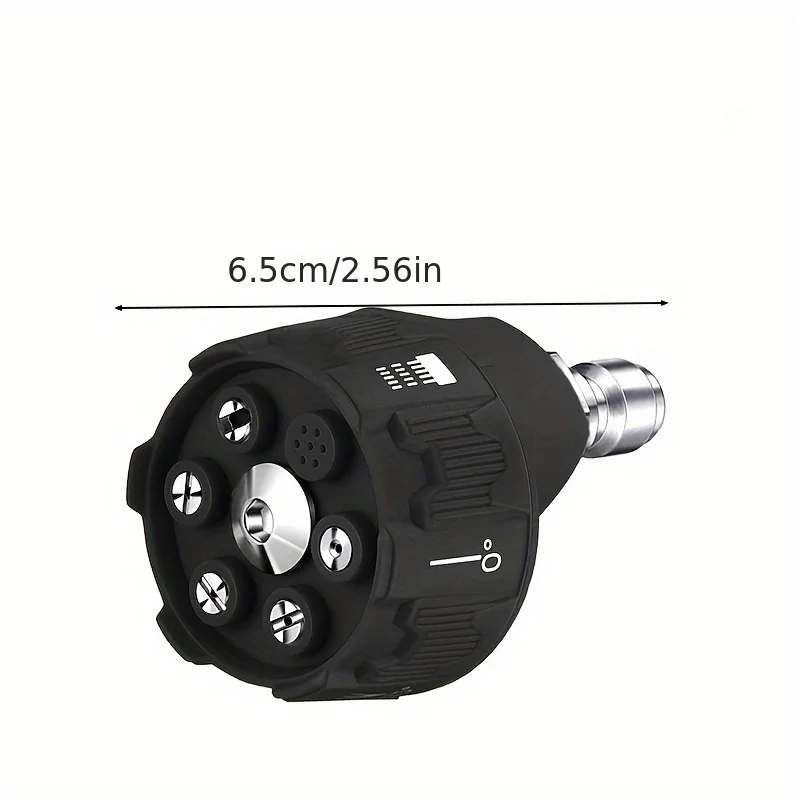 High pressure cleaning machine six in one nozzle high pressure car washing water gun nozzle adjustable nozzle image 5