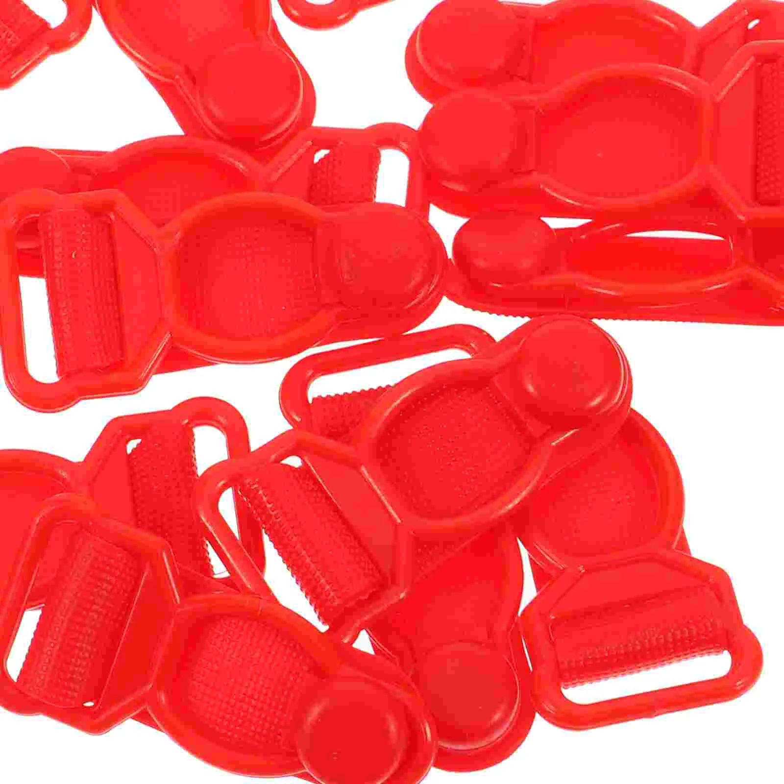 80 Pcs Underwear Button Sock Buckle Women Strap Adjustment Plastic Unisex Clamp and