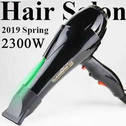 Sèche-cheveux professionnel pour salon de coiffure, sèche-cheveux à long fil, véritable puissance 2300W, prise UE