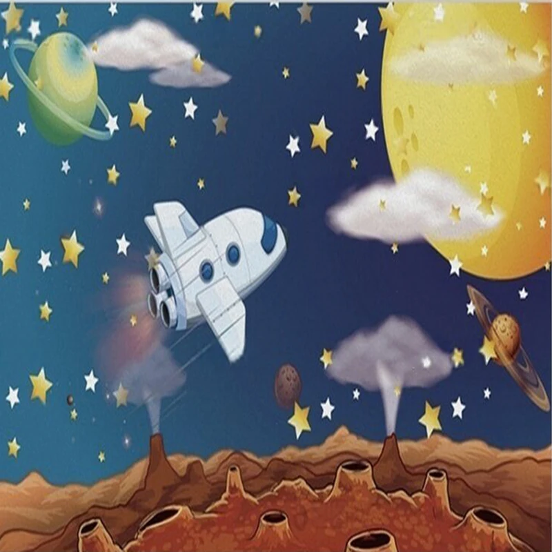 

Современное простое и мечтательное звездное небо Вселенная ТВ роскошное украшение дома спальня фон стены