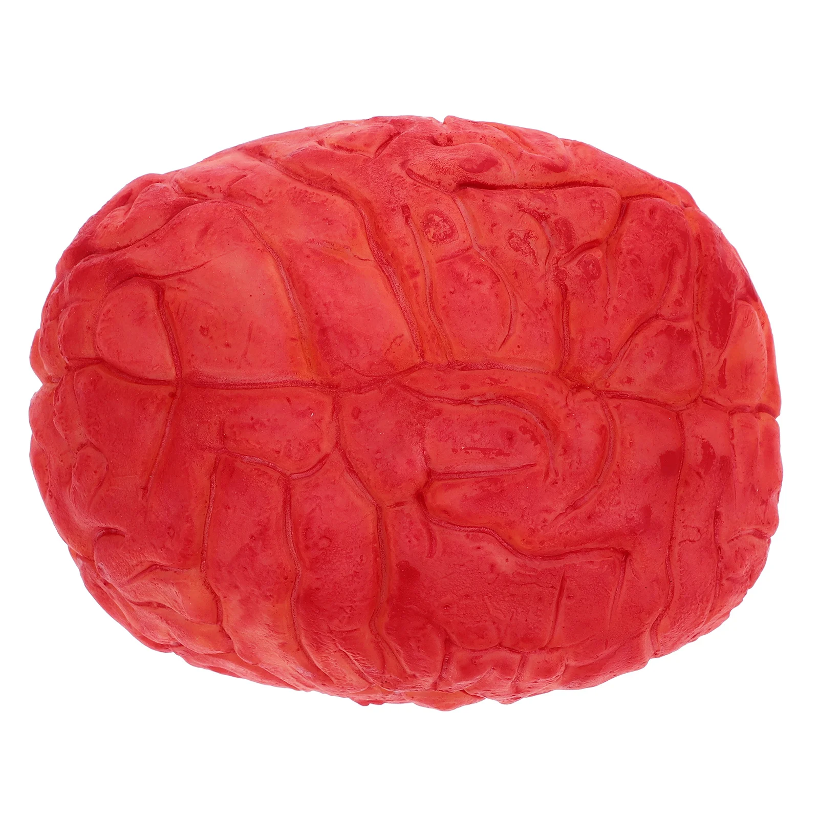 

1Pcs Scary Fake Brain Squeezeable Realistic Organ for Halloween Trick Prank Props Stage Cosplay Dark Red Fake Body Parts