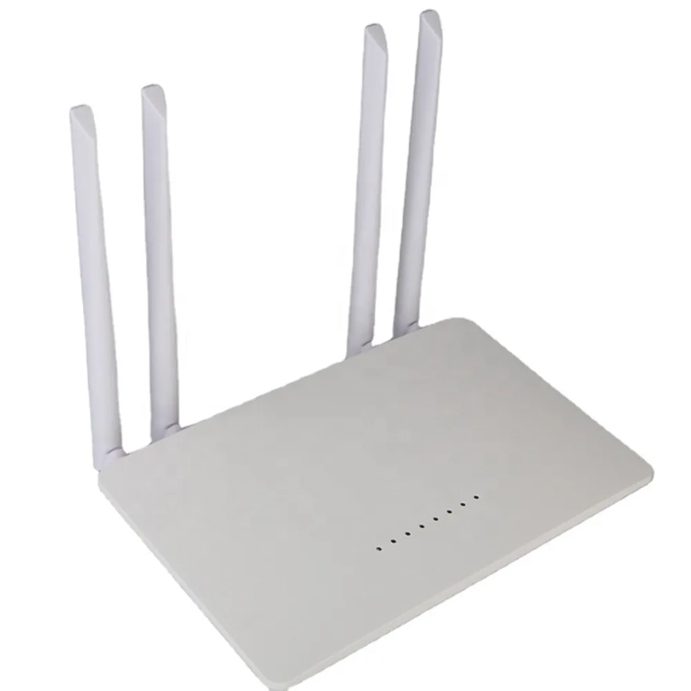 

WIFI Signal Booster 1200Mbps Wireless With Four Ethernet Port Router WIFI Repeater 2.4G 5G Dual Band Internet