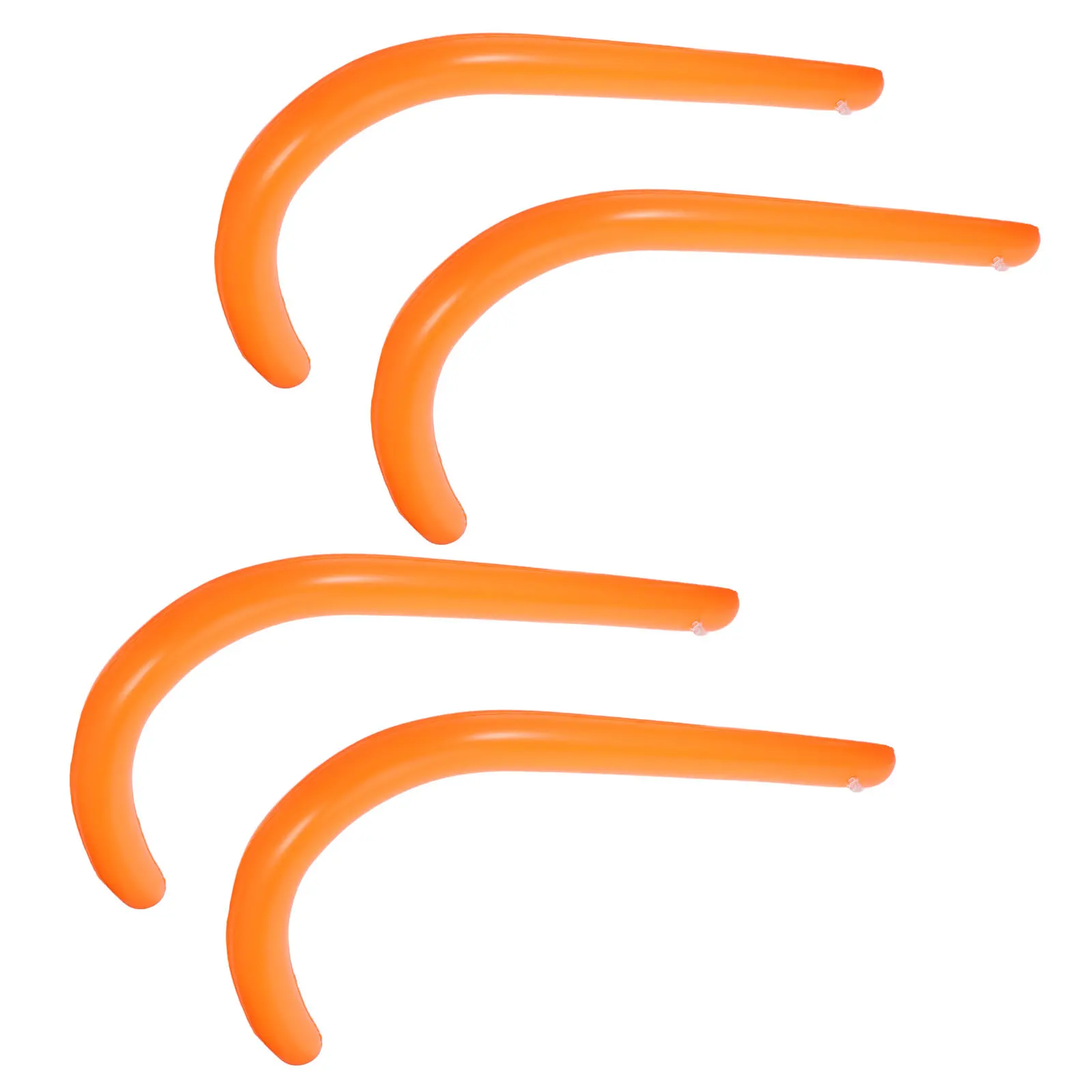 

Набор из 4 надувных хвостов обезьян: Забавная игра с хвостами для детей и взрослых, аксессуары для вечеринок в стиле джунглей, для дней рождения, Рождества, девичников