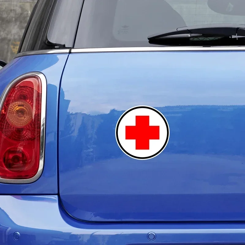 Colors Personality PVC Decal For Red Cross Waterproof Car Sticker On Motorcycle Laptop Decorative10cm*10cm view 4