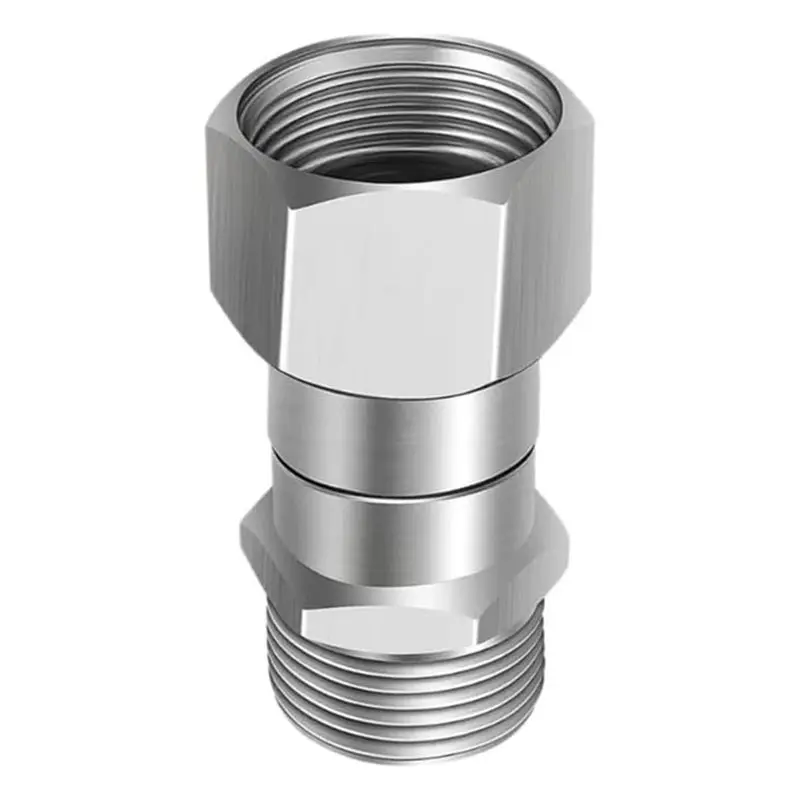 A55F-Stainless Steel High-Pressure Washer Rotary Joint, 360-Degree Rotating Anti-Tangling Connector, Suitable For M22.