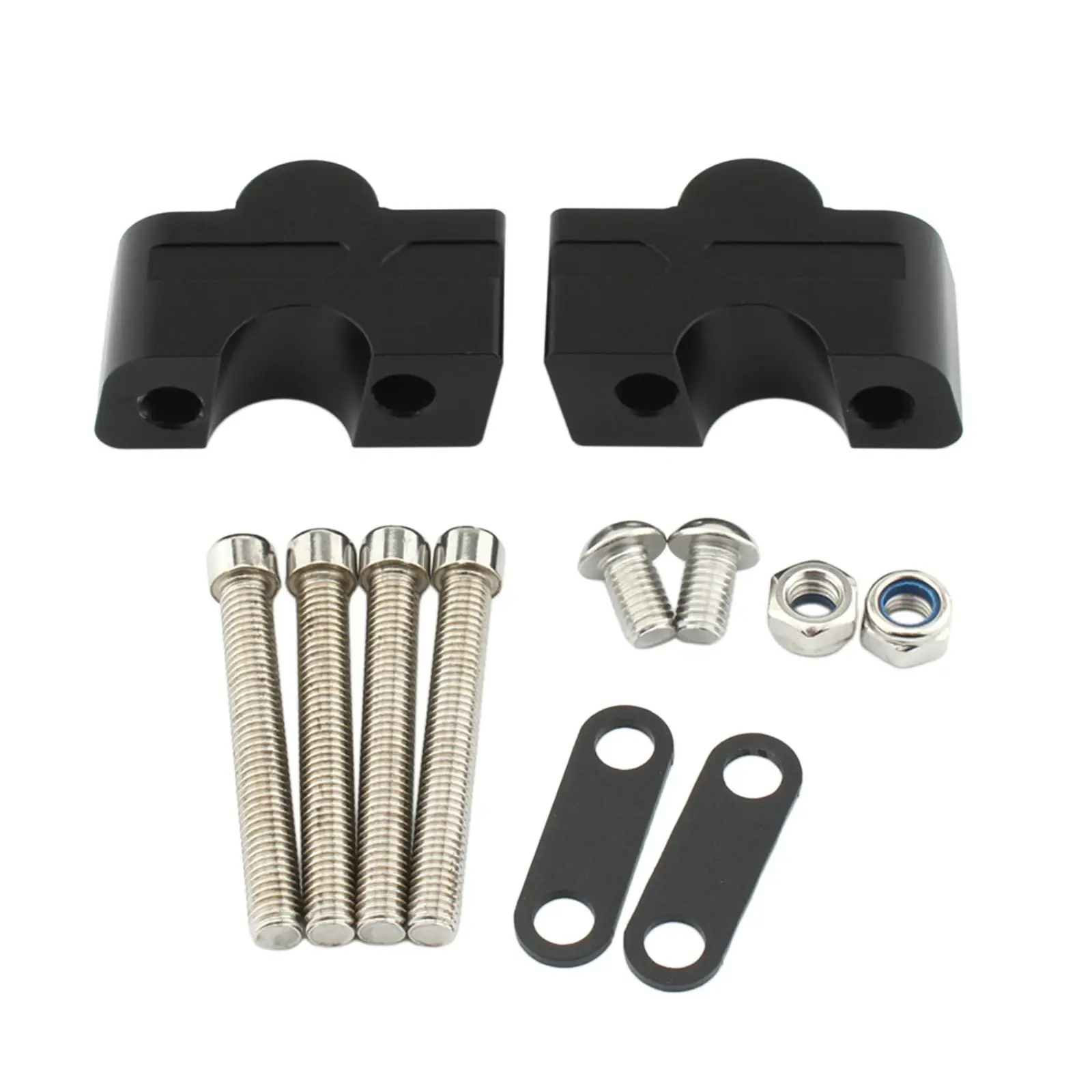 Motorcycle Handlebar Risers Accessories with Screws Aluminum for er-6N er6N