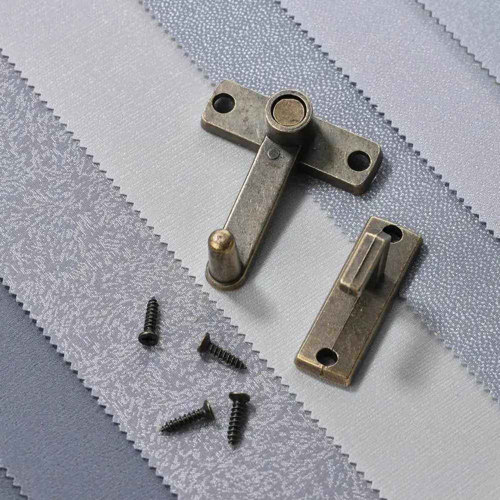 Decorative Antique Bronze Alloy Latch For For Jingmao Cabinet Drawer Hardware Vintage Metal Box Lock Wood Case Clasp