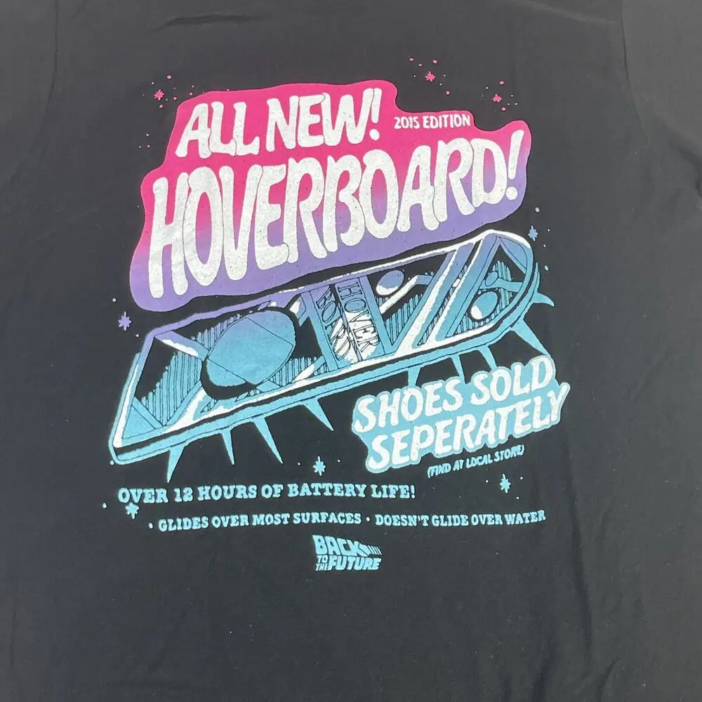 Back To The Future All New Hoverboard Retro Graphic T-Shirt Men’s Size 2X-Large