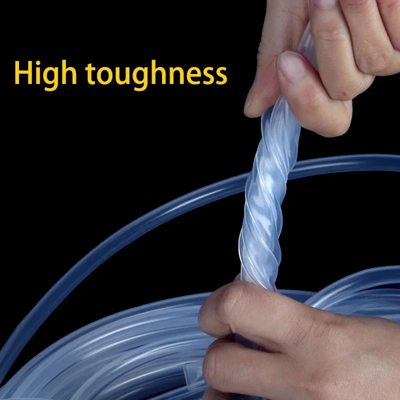 1/5 Meter Silicone Tube Elasticity High Temperature Food Grade Clear Beer Pipe Milk Hose Pipe Flexible Nontoxic ID 2mm To 20mm