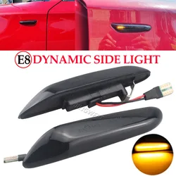 1pair Sequential Flashing LED Turn Signal Side Marker Light For BMW E60 E61 E90 E91 E87 E81 E83 E84 E88 E92 E93 E82 E46