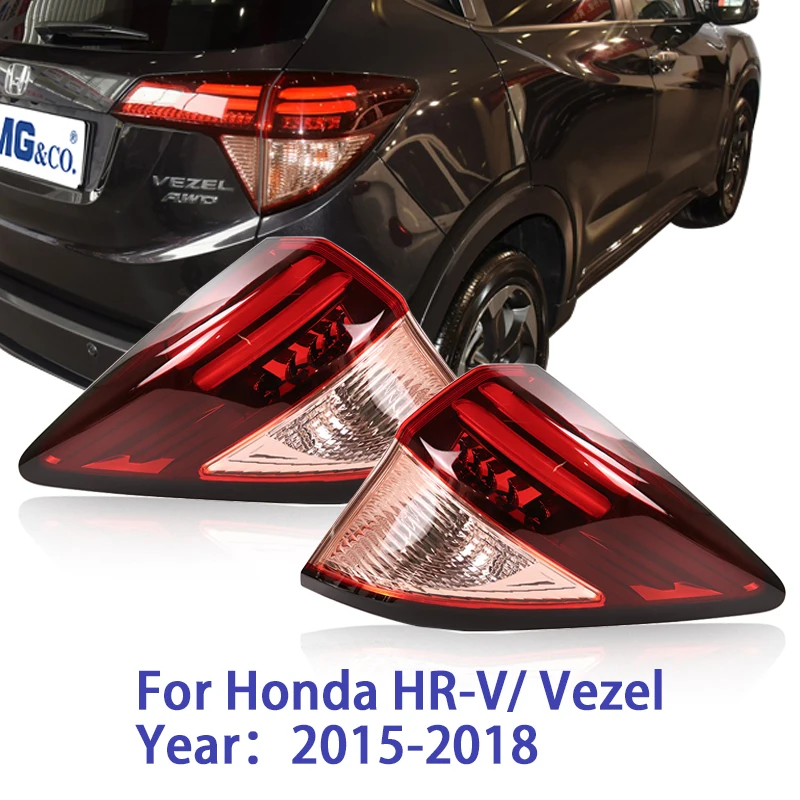 

IMG rear lights for Honda HR-V HRV Vezel 2015 2016 2017 2018 rear Turn Signal lamp warning light Exterior tail lights