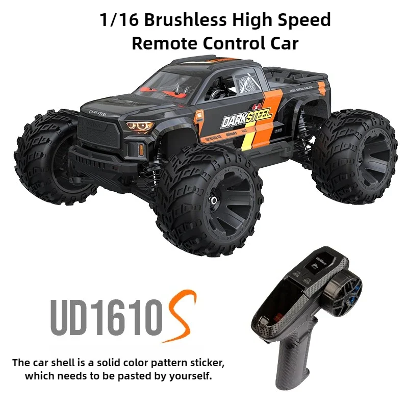 

UDIRC 1610S RC Off-road Car 1/16 4WD Brushless Large Foot Climbing Vehicle Electric Remote Control with 2.4G