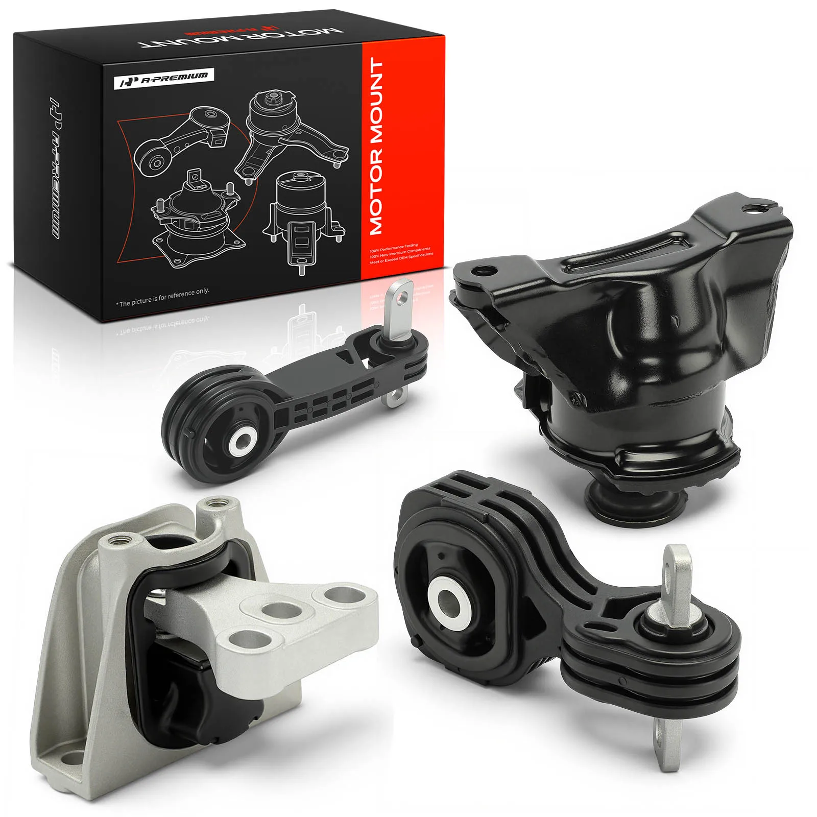 A-Premium 4pcs Engine Motor & Torque Strut & Automatic Transmission Mount for Honda Civic 2006-2011