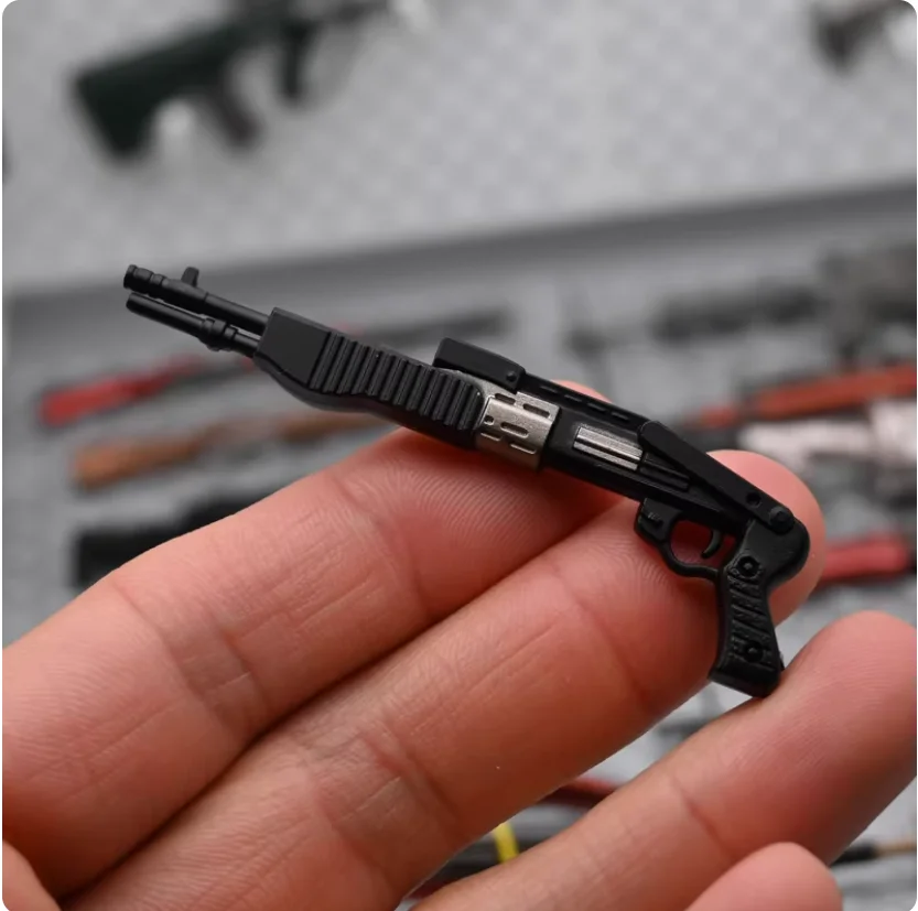 1/12 Soldier Toy P90 AK47 M4 M4A1 MP5 M762 Shotgun DIY Accessories Model Fit 6'' Action Figure Body In Stock view 6