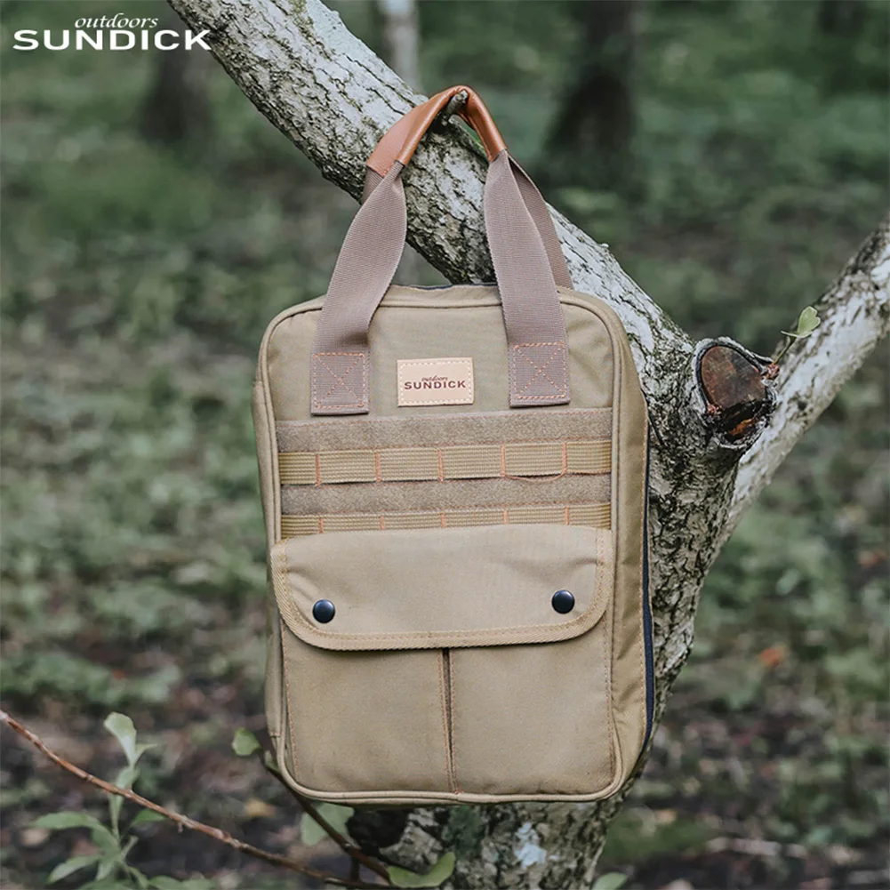 مجموعة أدوات الطبخ منظم السفر لملعقة شوكة السكين والتخييم والسفر وحقيبة تنظيم أواني الطبخ للشواء والتخييم والمشي لمسافات طويلة والسفر