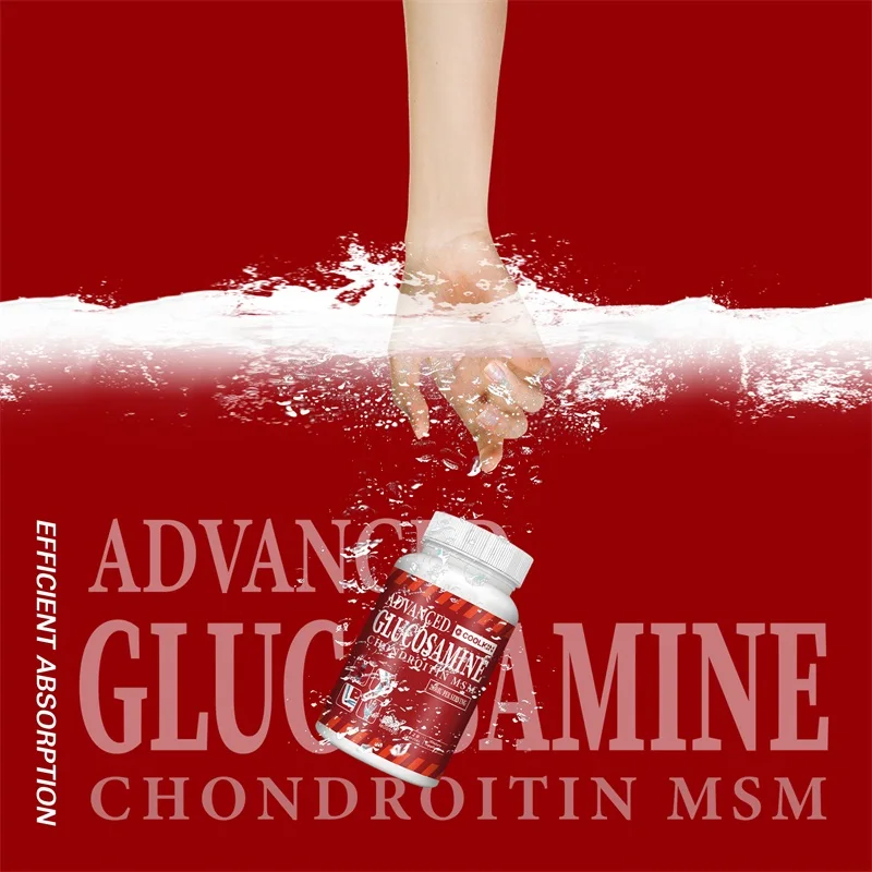 Glucosamine Chondroitin MSM - Triple Strength Bones Joint Support, Relieve Arthritis & Pain