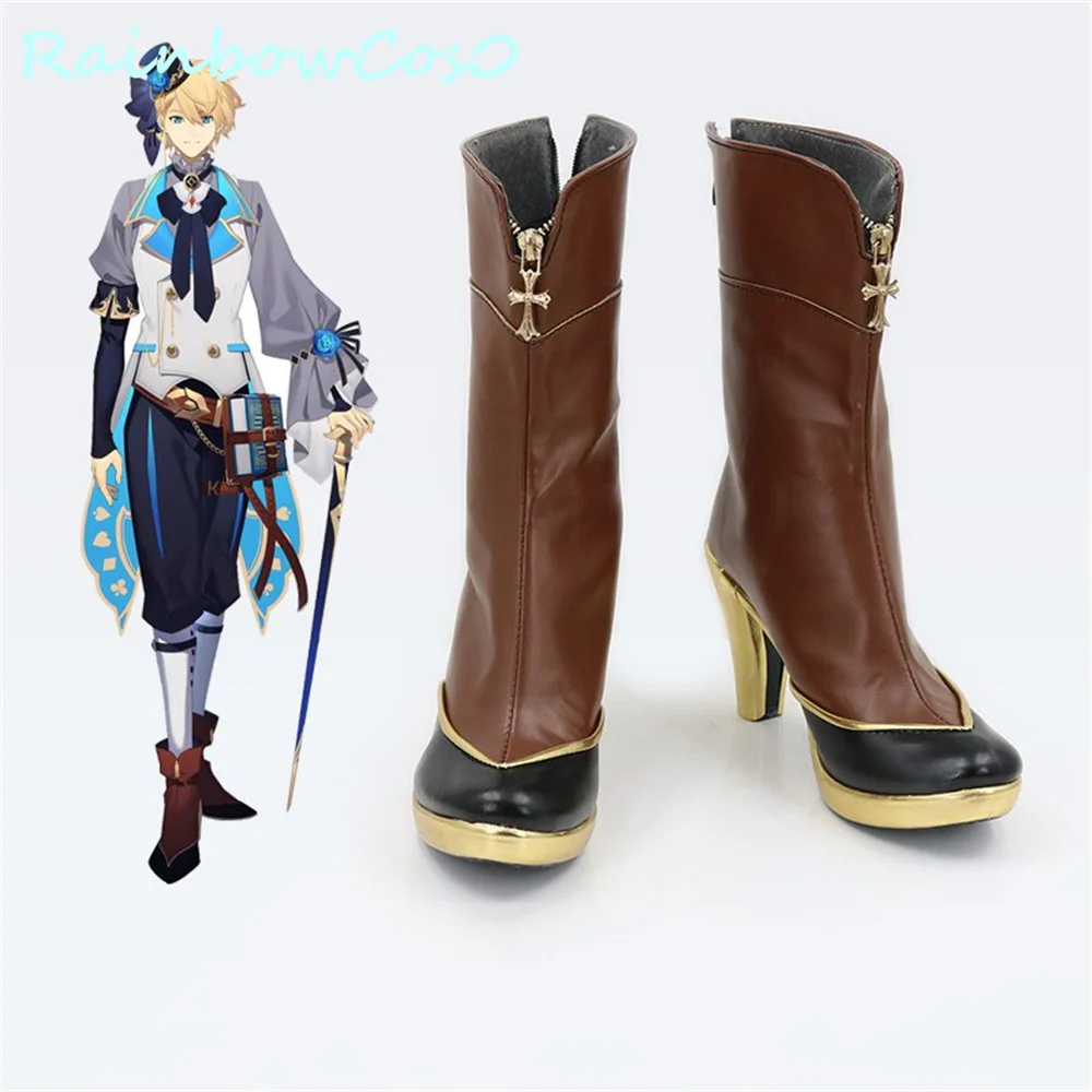 Virtual YouTuber VTuber hololive  Kishido Temma Cosplay Shoes Boots Game Anime Carnival Party Halloween Chritmas W3205