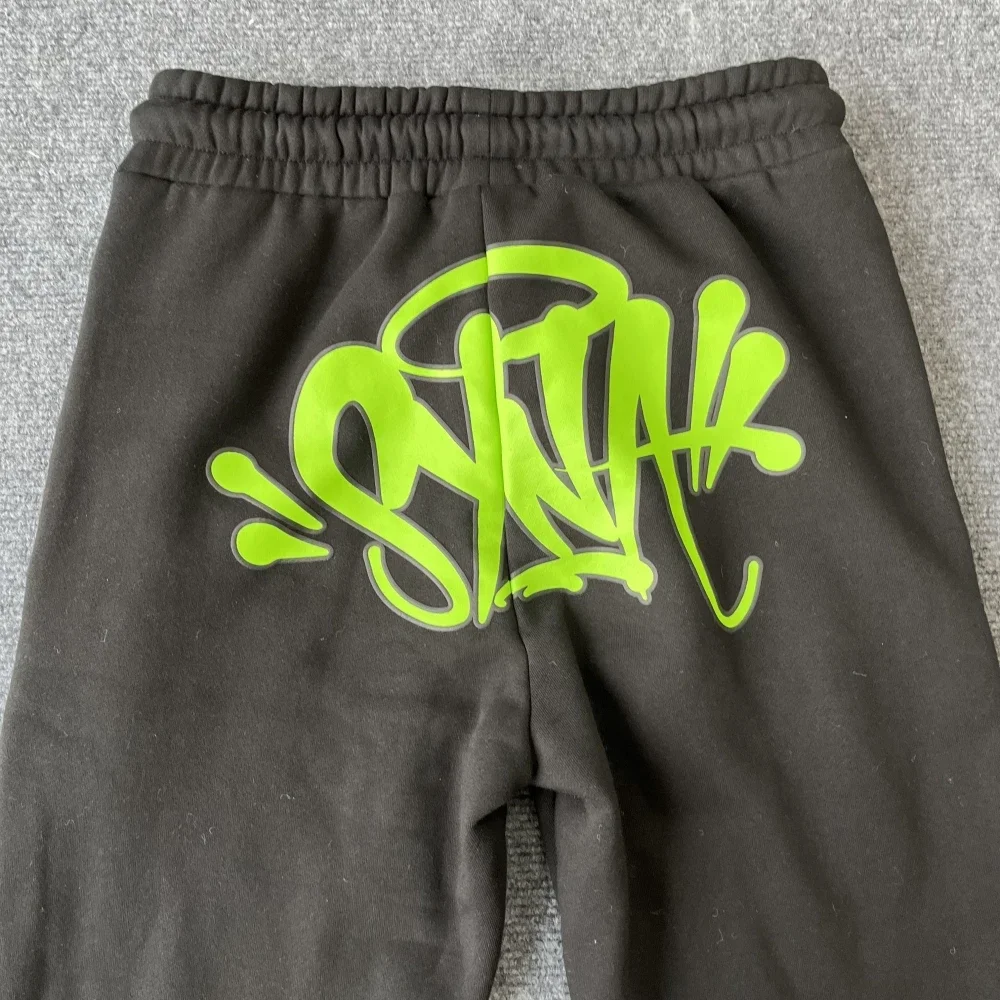 Sy-World-Fato de treino casual masculino e feminino, moletom com capuz, calça esportiva, blusa de algodão, calça comprida, hip hop, moda rua, inverno