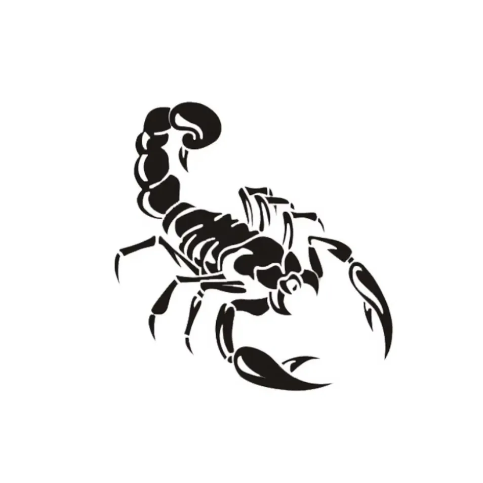 1 Piece 30cm Cute 3D Scorpion Car Stickers Car Styling Vinyl Decal Sticker For Cars Acessories Decoration 2019 1PC