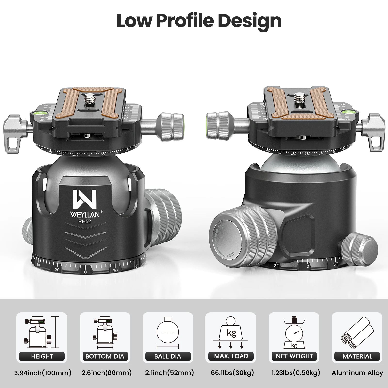 Nomopod Profesional ขาตั้งกล้องขนาดกะทัดรัดเป็นพิเศษขาตั้งกล้องขนาด40มม. สำหรับกล้อง DSLR ทำจากคาร์บอนไฟเบอร์ทนทานสูง216ซม.