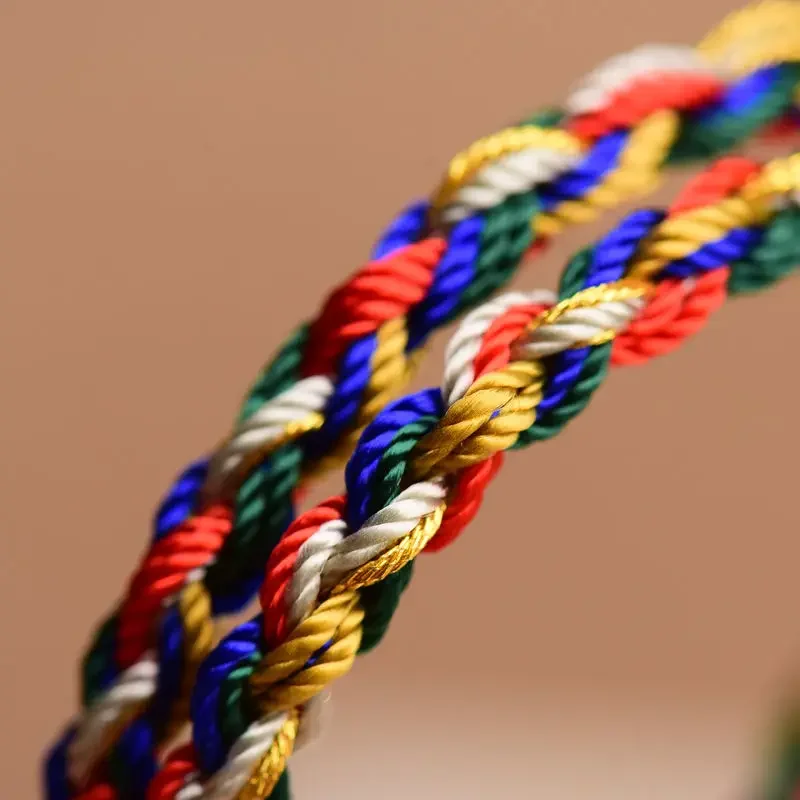 مهرجان قارب التنين حبل أحمر ملون حبل شرابة رقيقة جدا سوار المرأة قابل للتعديل المنسوجة يدويا الكبار الأطفال الإسورة