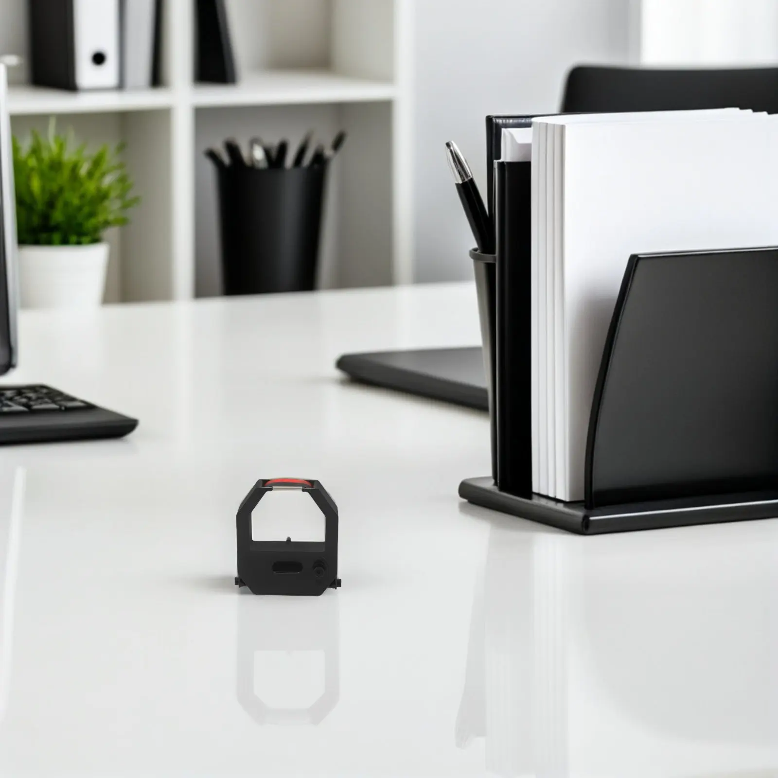 2Pcs Digital Time Clock Ribbon: Reliable Ribbon for Time Recorder Parts Clear Markings Reduce Replacement Frequency Works with