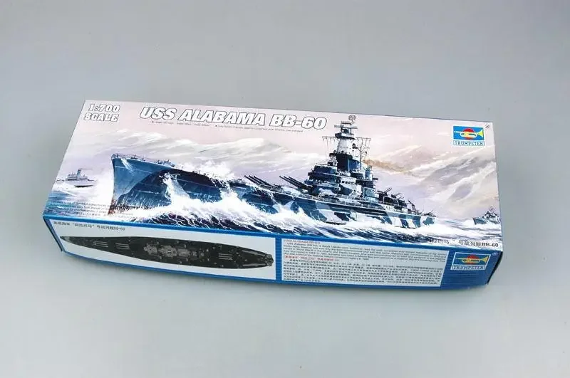 

Trumpeter 05762 1/700 USS Alabama (BB-60) plastic model kit