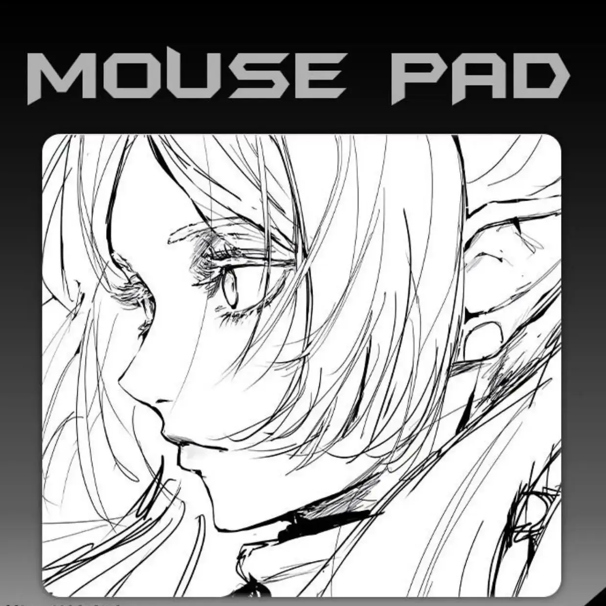 

Cute Girl Glass Mousepad Sora Game Mouse Pad Customized Pattern Tempered Smooth Gaming Desk Mat Fps Esports Office Gaming