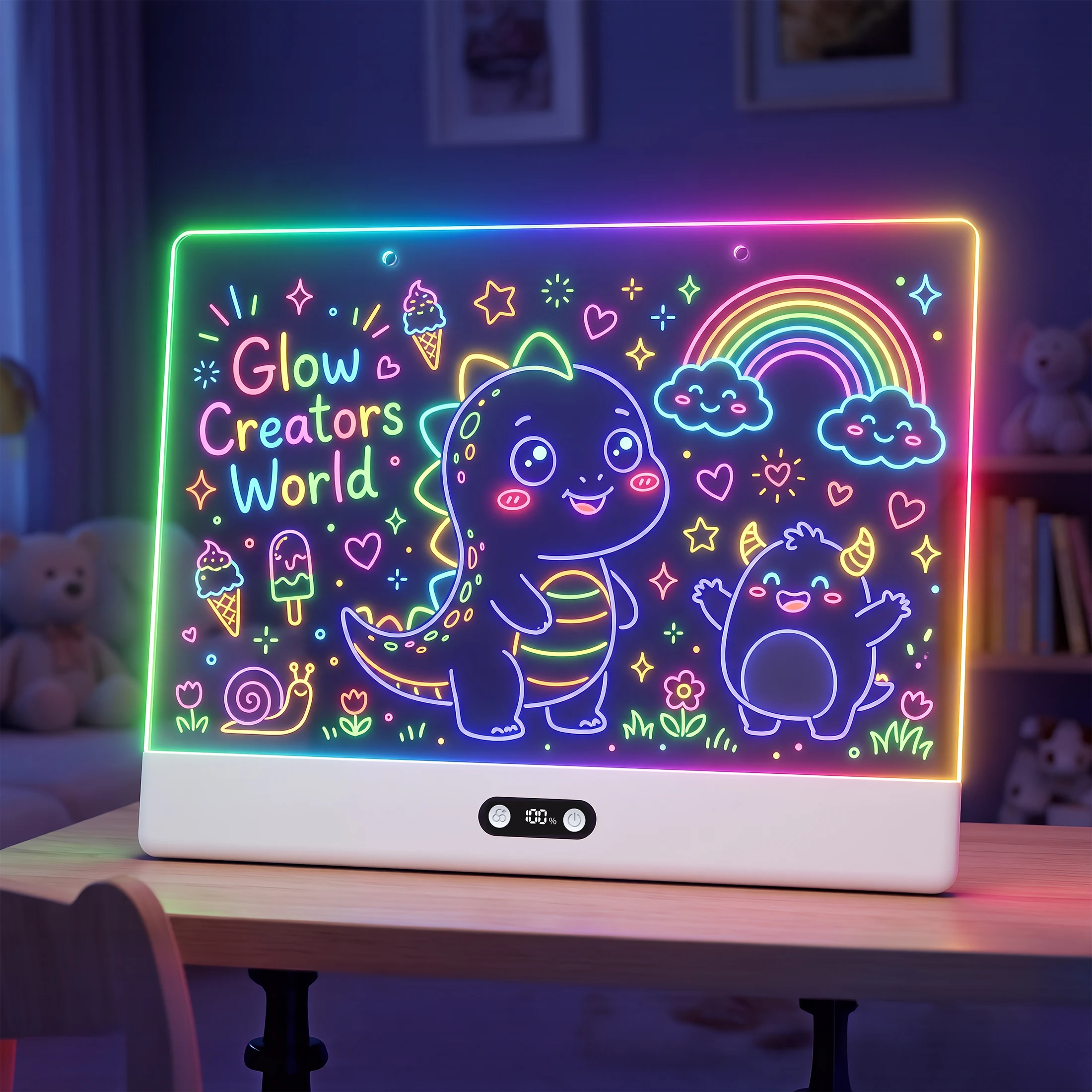 Rechargeable LED Drawing Board for Kids, 16