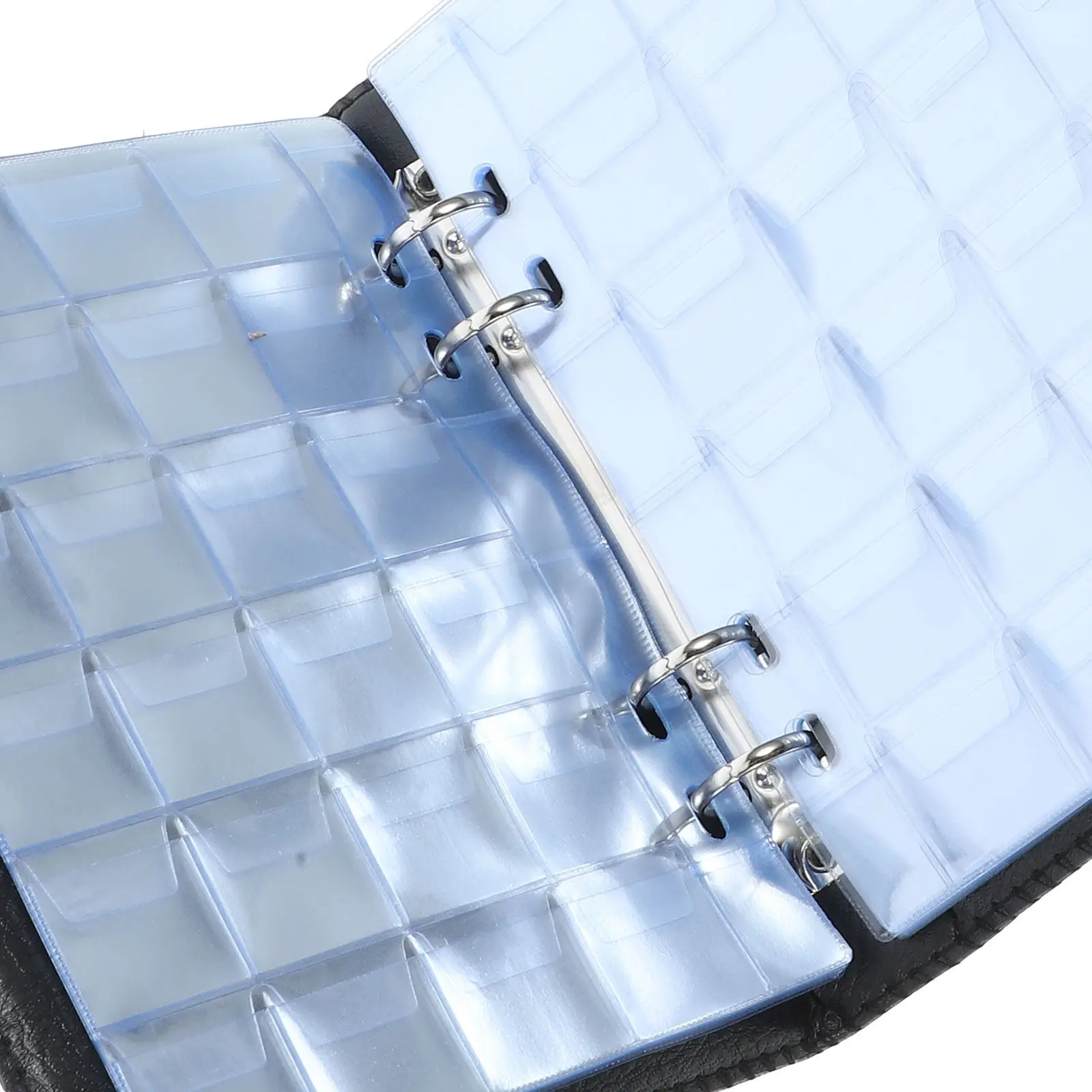 

Портативный альбом для коллекционирования монет на 480 ячеек, прочный органайзер для хранения монет, медалей, значков, жетонов с прозрачными кармашками