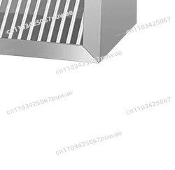 Heavy Duty Stainless Steel Exhaust Hood High Power Fan Restaurant Commercial Kitchen Extractor Vent Hood