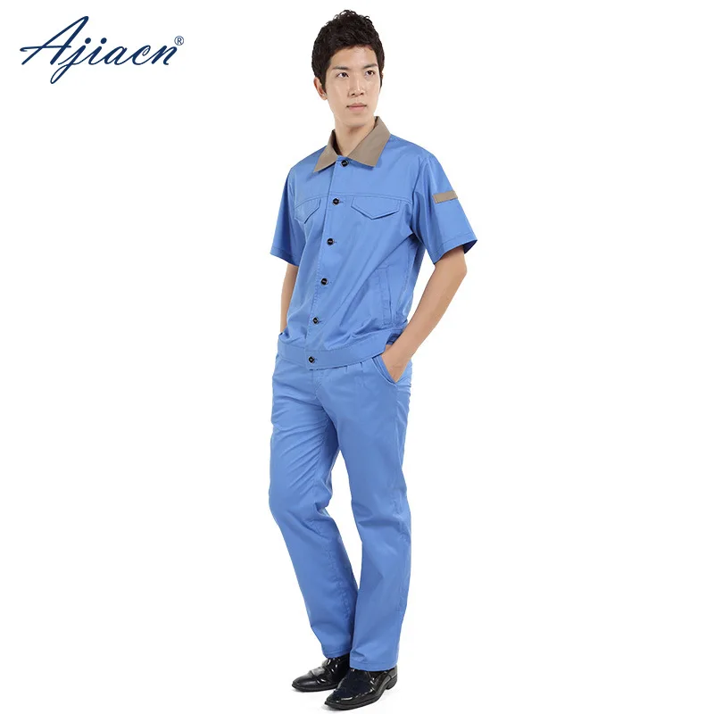 Workwear Short Sleeve Electromagnetic Shielding Suit Radiation Protection Two-Piece Suit Monitoring Room