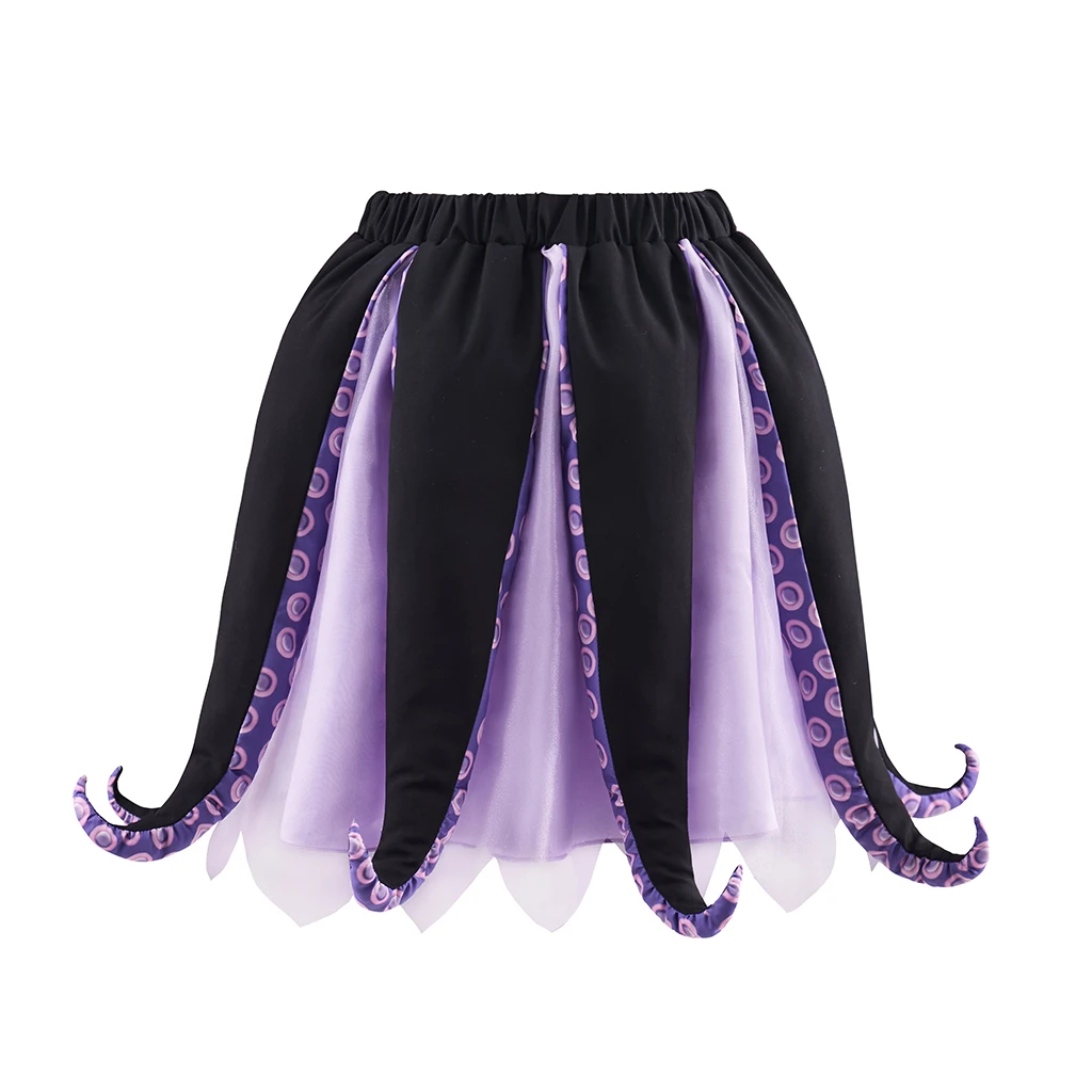 Ursula Cosplay Kostüm Erwachsene Frauen Octopus Tentakel Rock Outfits Fantasia RolePlay Tutu Kleid Halloween Karneval Party Anzug