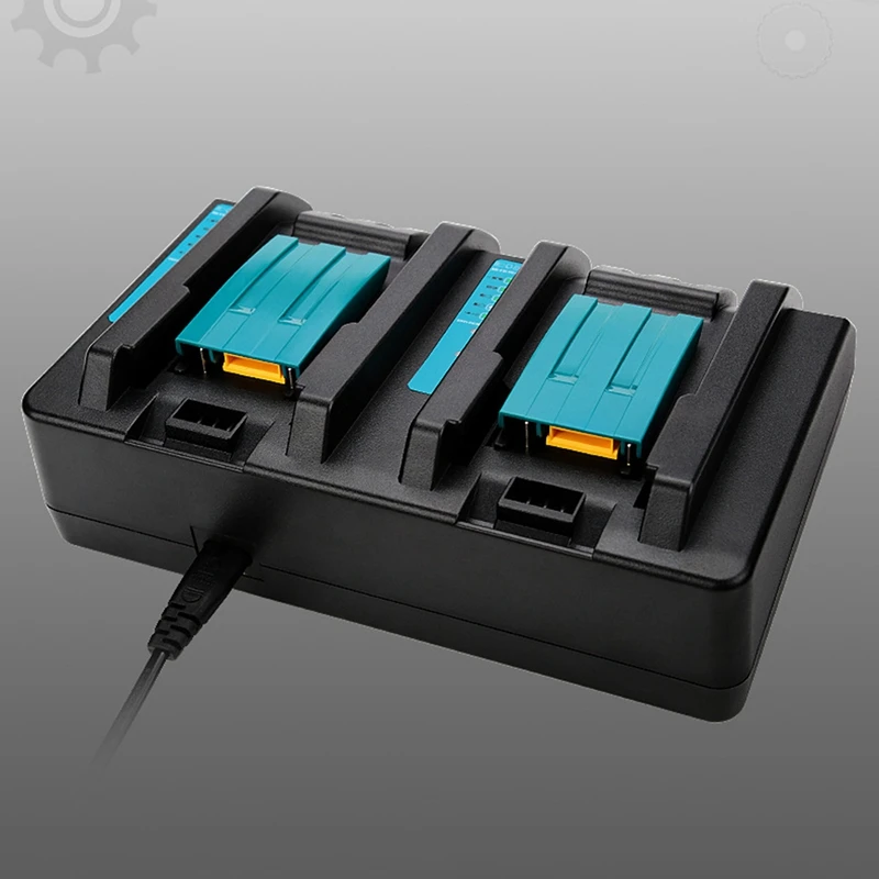 Suitable For Makita Dual-Charge DC18RD 14.4V-18V Lithium Battery Charger DC18RC(EU Plug)