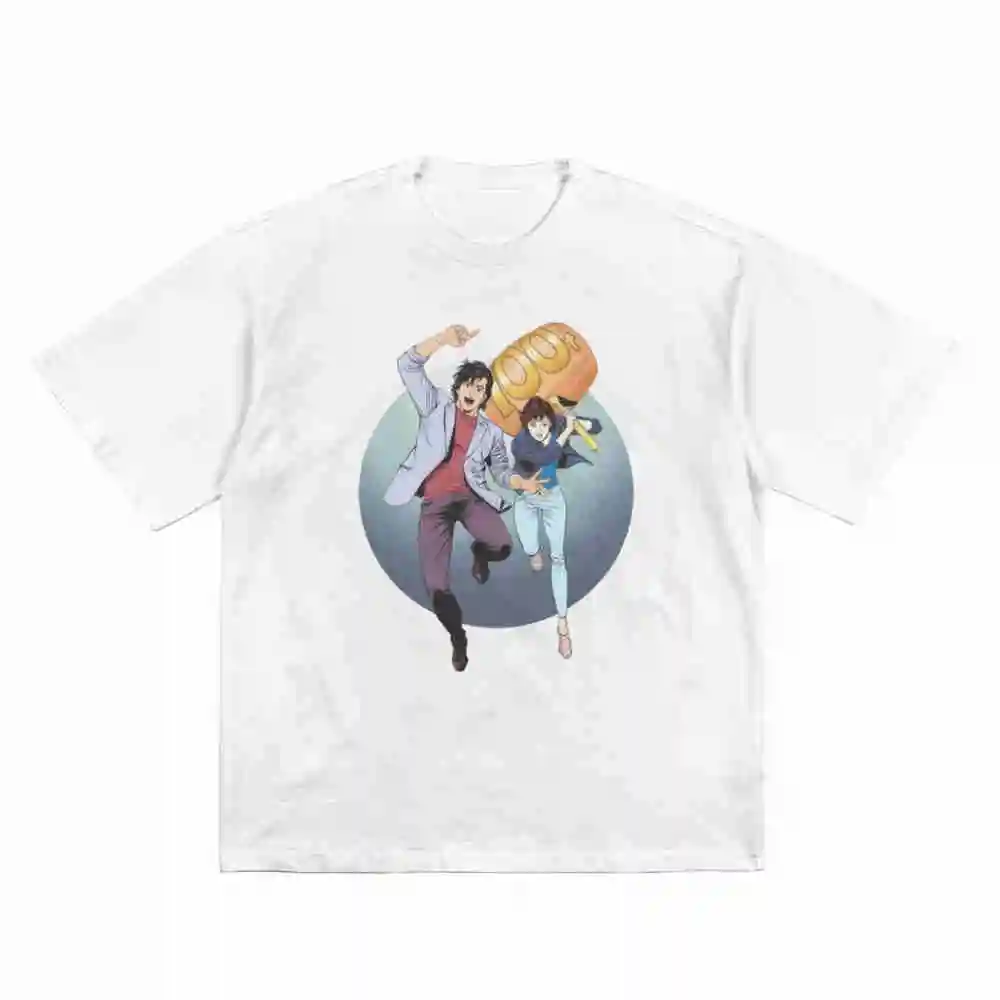 Nicky Larson 100 Tonnes Short Sleeve Tee 100% Cotton T-Shirt
