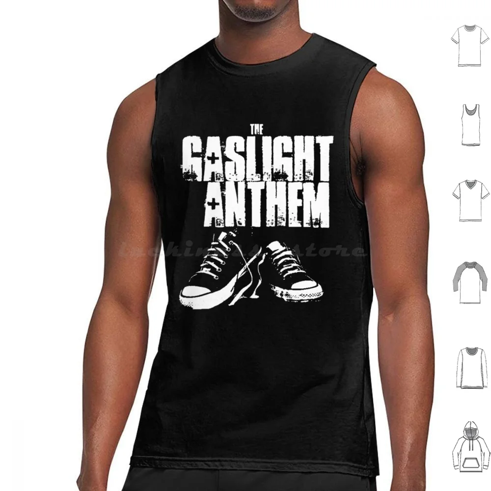 The Gaslight Anthem Wall Artthe Gaslight Anthem's Tank Tops Print Cotton Gaslight Anthem The Gaslight Anthem Gaslight