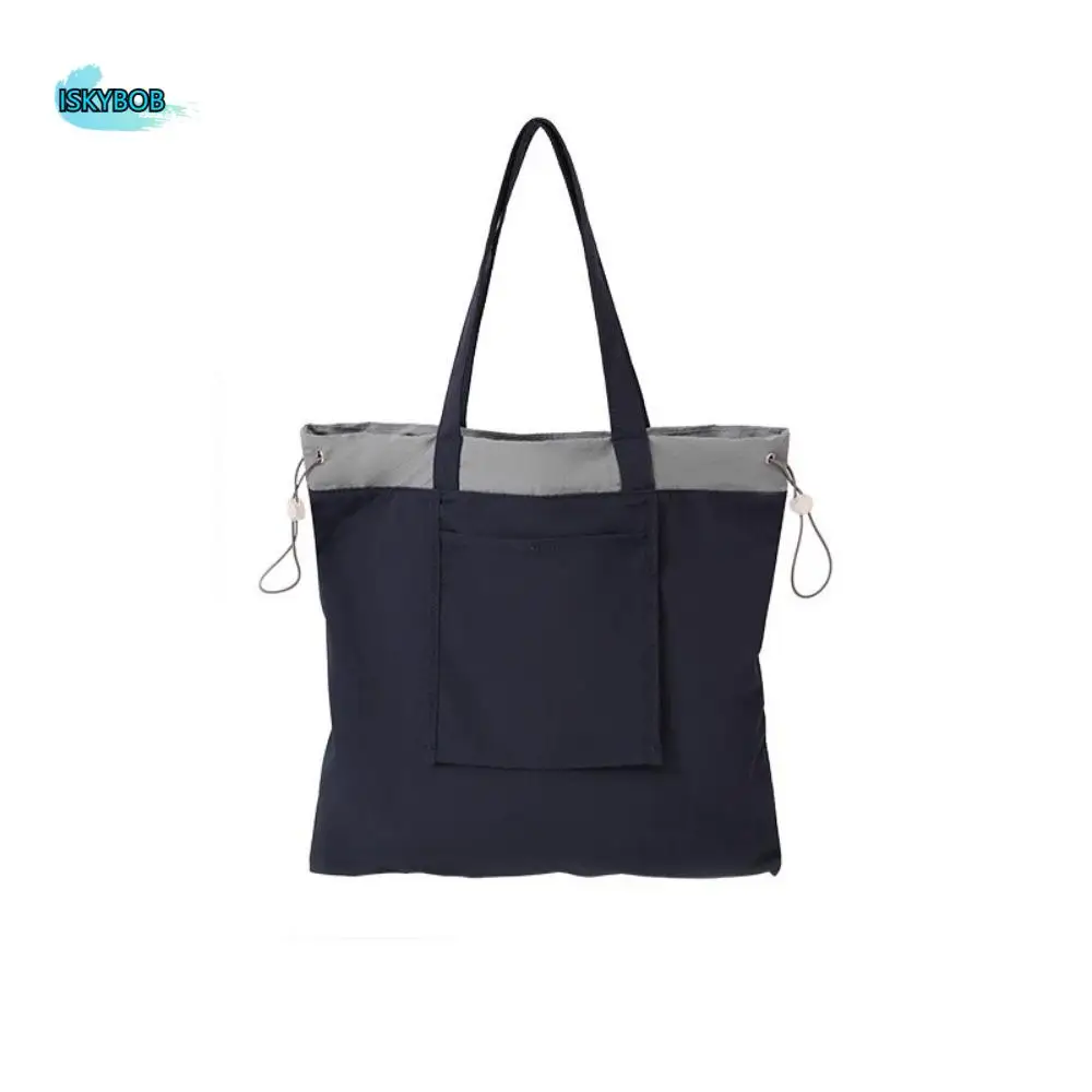 

Portable Reusable Foldable Shopping Bag Lightweight Nylon Shoulder Bag Waterproof Tote Bag Travel Grocery Bag Shopping