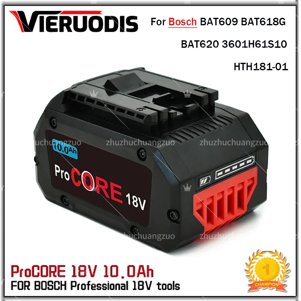 

18V 10.0Ah ProCORE er400 батарея для Bosch 18V Профессиональная система беспроводной уплотнитель BAT609 BAT618 GBA18V80 21700 Zelle