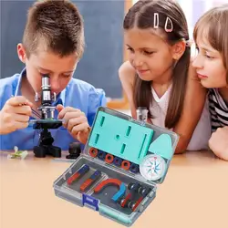 1 Set Labs Junior Science Magnet Sets Experiment Tools Horseshoe Compass DIY Educational Toys Gifts for Kids Teen Children