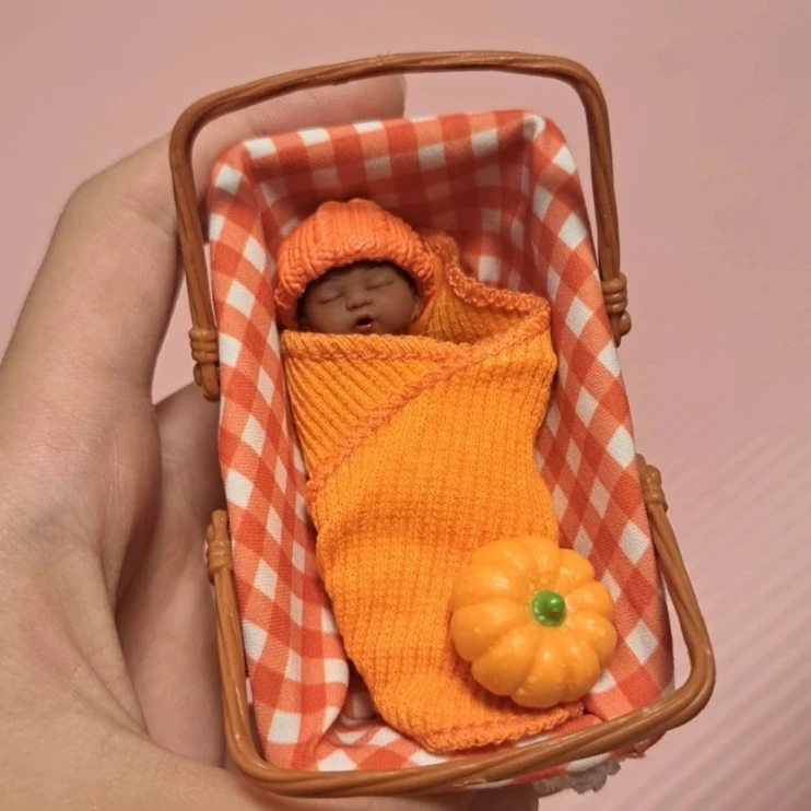 2026ZURU New Pumpkin Mini Baby Ball Baby Ball Blind Box Children's Simulation Doll Play Home Collection Toys Birthday Gifts