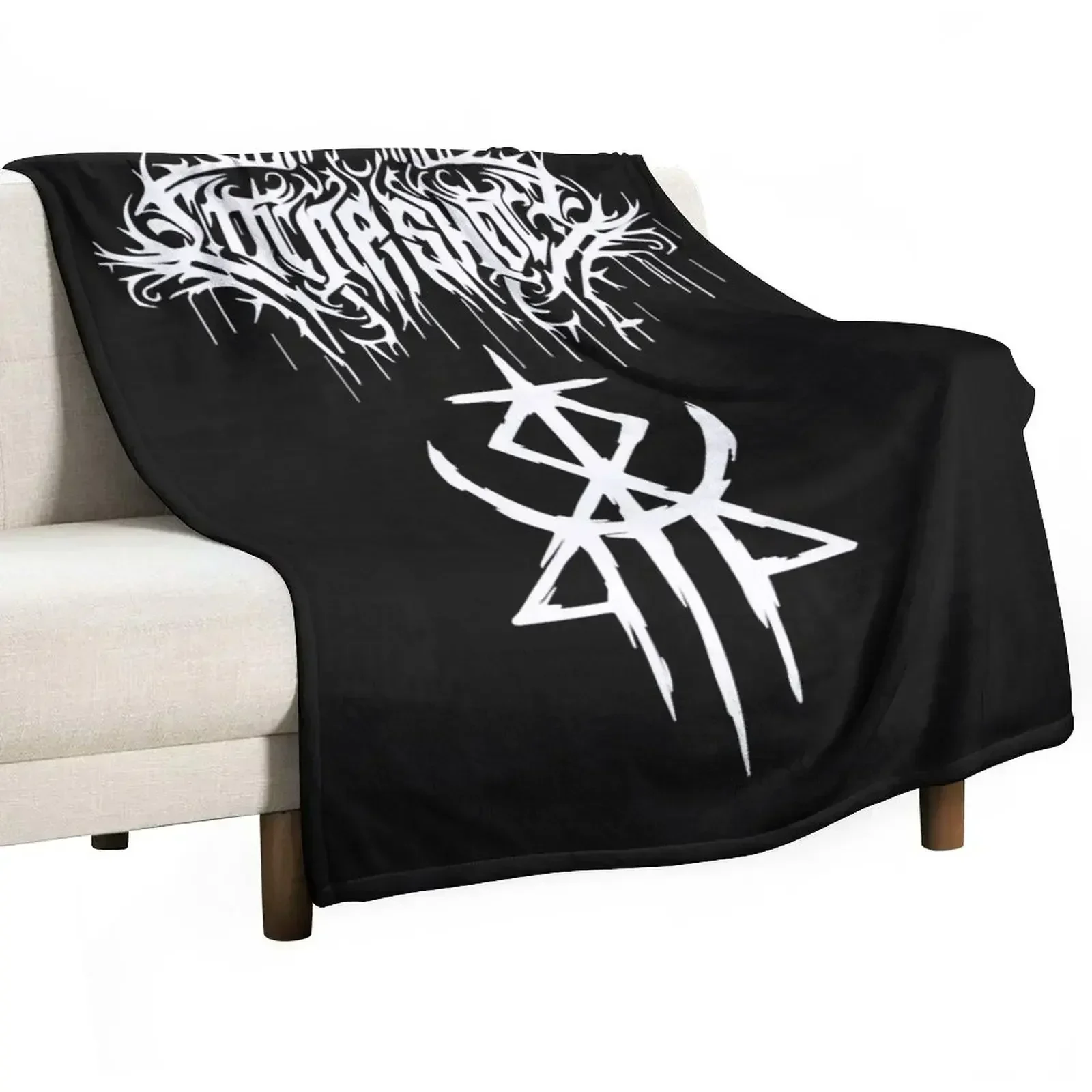 Lorna Shore - Immortal Fan-Made Logo Classic Essential T-Shirt.png Throw Blanket halloween warm winter wednesday Kid'S Blankets