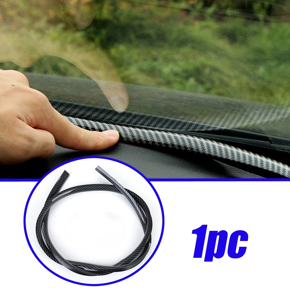 

1pc Universal Car Dashboard Sealing Strip Black Car Center Console Dust Strip Car Gap Filling Strip Auto Interior Accessories