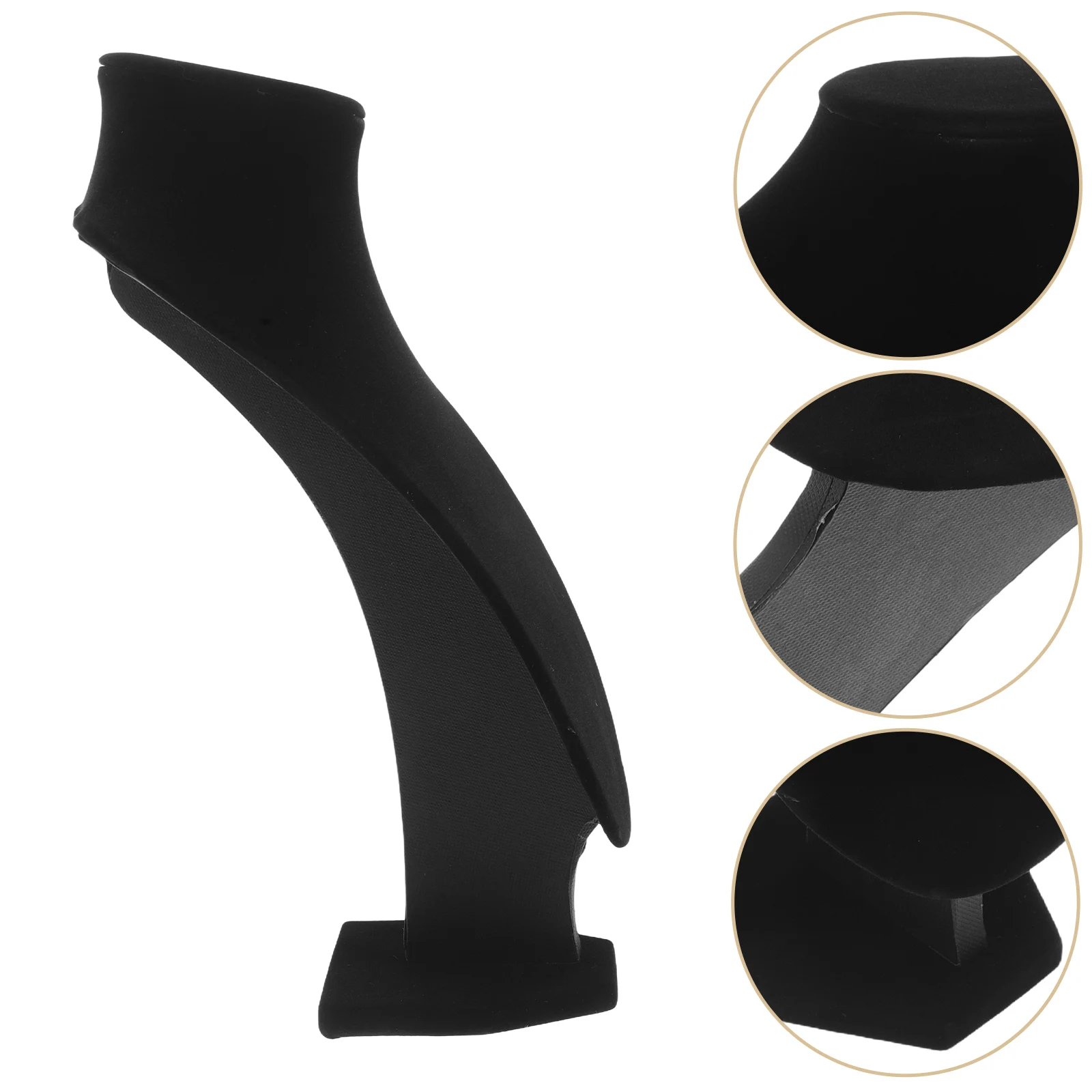 

Necklace Display Stand Jewelry Chest Circumference Black Plastic Mannequin Model