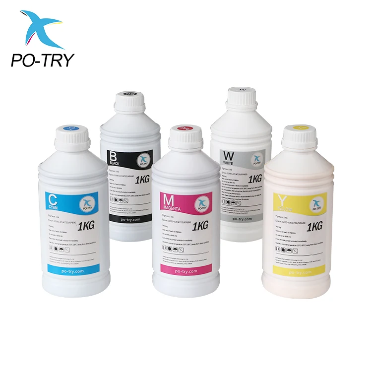 Cheap I3200 4720 Print Head DTF Printer Ink 1L Smooth Fast Drying DTF Pigment Ink