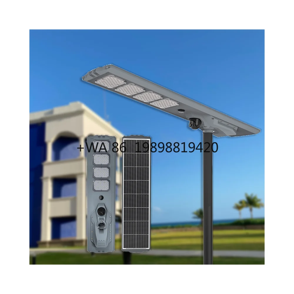 

New 100W LED Solar Street Light Outdoor IP65 Rated Road Application Includes Lighting Circuitry Design Service