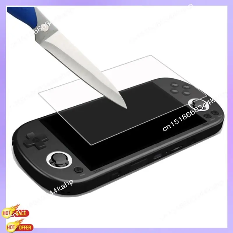 CLCU لوحدات تحكم الألعاب Trimui Smart Pro 9H طبقة من الزجاج المقسى المضادة للخدش HD واقي للشاشة طبقة زجاجية واقية