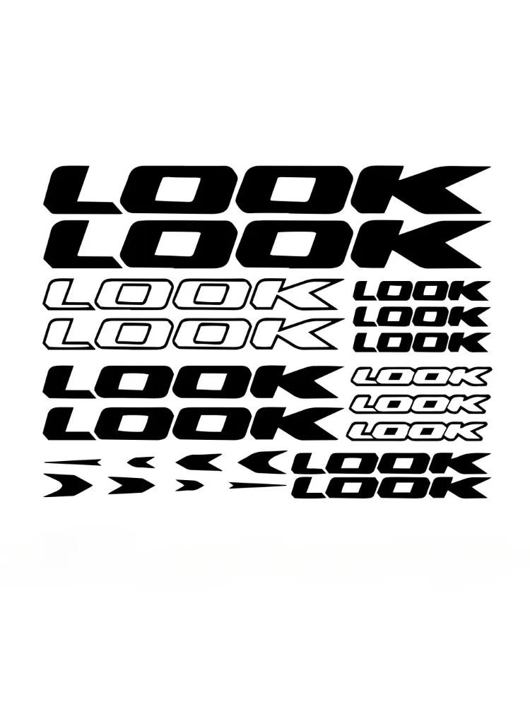 AliExpress NONE 1SET LOOK Letter Graphic Waterproof Self-adhesive Vinyl Sticker for Car Motorcycle Bike Helmet Laptop Decor