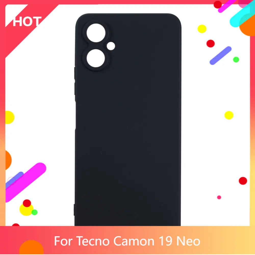 Camon 19 Neo Case Matte Soft Silicone TPU Back Cover For Tecno Camon 19 Neo Phone Case Slim shockproo