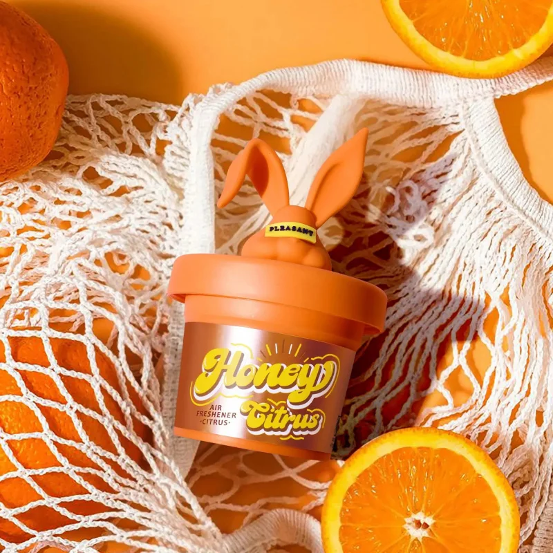 

Твердый бездымный автомобильный освежитель воздуха (ароматизатор) стандартного размера с ароматом кокоса, персика и винограда. Милый ароматический дезодорант для Пасхи.